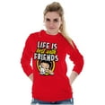 thumbnail image 3 of Betty Boop Pudgy Cute Puppy Dog Women Plus Size Long Sleeve Graphic Tee Brisco Brands 3X, 3 of 4