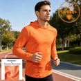 thumbnail image 3 of 2-Pack Men's UPF 50+ Sun Protection Hoodie Long Sleeve Moisture Wicking Quick Dry Lightweight for Outdoor Sports, 3 of 6