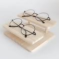thumbnail image 3 of kurtrusly Wooden Sunglasses Rack Glasses Display Stand Holder Organizer Stand 2 Layers, 3 of 9
