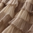 thumbnail image 6 of Tiqkatyck Tulle Skirts for Women Clearance, Women's A Line Layered Maxi Skirt Layered Tulle Skirt Stretch High Waist Tulle Skirt Holiday Skirts for Women, Skirts for Women Khaki, 6 of 7