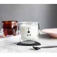 thumbnail image 3 of Tazas lindas con forma de oso, té, café, leche, pareja, tazas de vidrio de doble pared, regalos divertidos para San Valentín y cumpleaños., 3 of 5