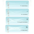 thumbnail image 3 of Transparent Desktop Fan, Quiet and Magnetic Wall Mounted Design 4 Wind Speed Clear Magnetic Portable Fan for Daily Home Camping, 3 of 7