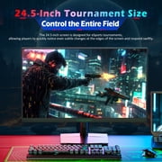 TITAN ARMY P2510HS 24.5 300Hz Gaming Monitor, Vivid Color Display, Fast IPS, 1ms, HDR400, FreeSync, FHD 1080P Tilt Adjustability for Esports, Black