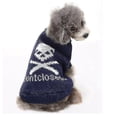 thumbnail image 1 of S Navidad perro gato ropa Navidad Halloween Teddy otoño/invierno diamante cráneo suéter, 1 of 5