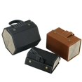 thumbnail image 1 of Caja organizadora de gafas de sol con múltiples ranuras, caja de almacenamiento plegable para gafas, color negro, 6 ranuras, 1 of 5