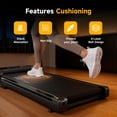 thumbnail image 4 of Walking Pad with 13% Incline & Handle, Foldable Treadmill for Home, Under Desk Treadmill with APP Control, LED Display and 300 lbs Capacity, 4 of 7