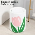 thumbnail image 6 of Trash Can with Lid Desktop Lid Basket Bedroom Bedside Desk Mini Cute Plastic Storage Bin Desktop WastebasketOffice WastebasketMini Living Room WastebasketWastebasket Up to 50% Off, 6 of 6