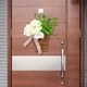 thumbnail image 3 of Cesta de flores para puerta principal, colgador de puerta de crema, decoraciones de primavera, corona de primavera y verano, 3 of 5
