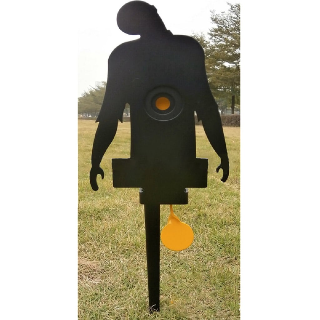 ZPAQI Metal Resetting Targets Lawn Stake Air Rifles Practice Targets Adjustable