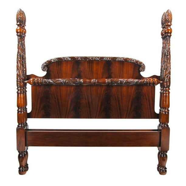 Mahogany Queen Size Poster Bed Com Mahogany Queen Size Poster Bed, Pineapple Poster Bed King Size