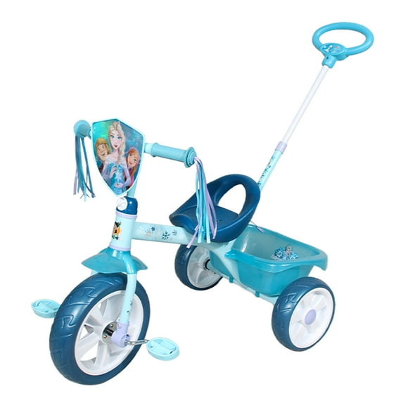Triciclo Apache Frozen Grande Deluxe con Barra de Empuje Azul