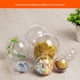 thumbnail image 3 of Bolas De Navidad De Plástico Transparente Adorables, Adornos Navideños Rellenables, Decoraciones Para El Hogar 5 Uds. Noticed HA024534-01, 3 of 5
