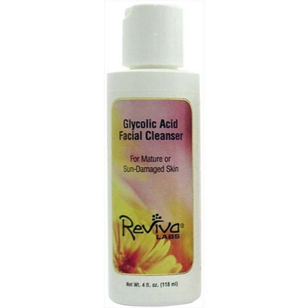 damaged glycolic cleanser reviva acid facial oz mature skin sun