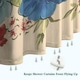 thumbnail image 6 of Pioneer Colorful Floral Shower Curtain for Bathroom Home Decor Bathtubs Waterproof Fabric Curtain with 12 Hooks 84x72in, 6 of 6