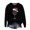 Watermelon Red, variant on WTOBBY Women's Christmas Printed Long Sleeve Loose Round Neck Sweatshirt Top, Cozy and Lightweight for Fall Season, Holiday Theme Fashion Top for Casual and Party Wear,Black L