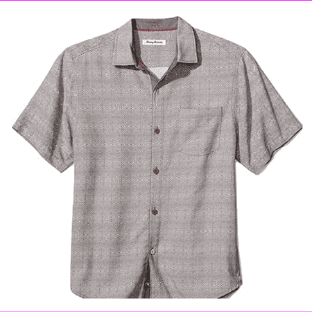 $118.00 Tommy Bahama Coconut Point Geo Camp Shirt SIZE M