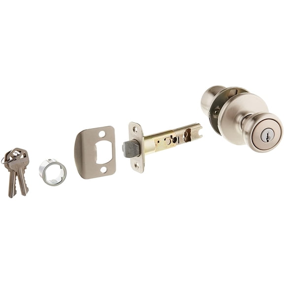 Kwikset 400T 15 K6 CP Tylo Keyed Entry Knob, Satin Nickel