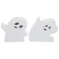 thumbnail image 3 of KAKOWELY piezas de decoraciones de Halloween, letreros de madera en miniatura de fantasmas blancos, letreros de fantasmas para fiestas, centros de mesa, 3 of 5