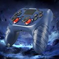 thumbnail image 1 of Controlador de juegos Gamepad inalámbrico de seis ejes para PS4/Pro/Slim/IOS13 (azul medianoche) Sywqhk Para estrenar, 1 of 6