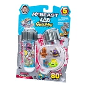 MrBeast Lab Swarms Battle Fusion Series, Lab Pack Includes 6 Micro Beasts (1), 6 Collectible Stickers & 1 Stackable Fusion Caps, Collect 80+, Ages 5+
