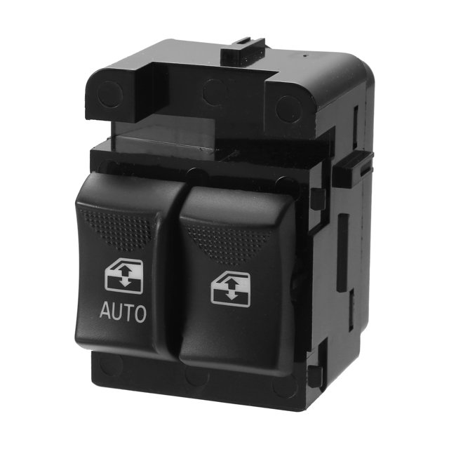 Interruptor de ventanilla eléctrica 10284860 para Chevrolet Monte Carlo 2000-2005 para GMC Savana Botón de interruptor lateral del conductor negro