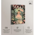 thumbnail image 2 of Garden Parasol Stroll Cover Canvas Print Glam Art Prints by Art Remedy, Gallery Wrapped, 36 x 54, 2 of 7