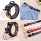 thumbnail image 5 of Cinturón Ajustable de Mujer Cuero PU Accesorio de Ropas Vestidos de Chica Señora Color Negro Salvador Cinturones de cuero fino para mujeres, 5 of 10