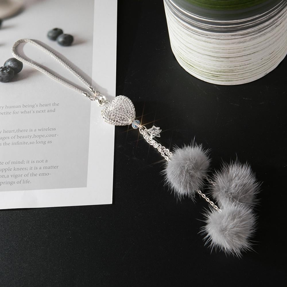 Key Ring Tassel Ball Keychain PomPom Soft Car Women Pendant Decorative  Hanging