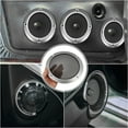 thumbnail image 3 of 6.5" Speaker Grille Cover Mesh Trim Round Subwoofer Grille Silver Tone Car Auto Stereo Accessories, 3 of 6