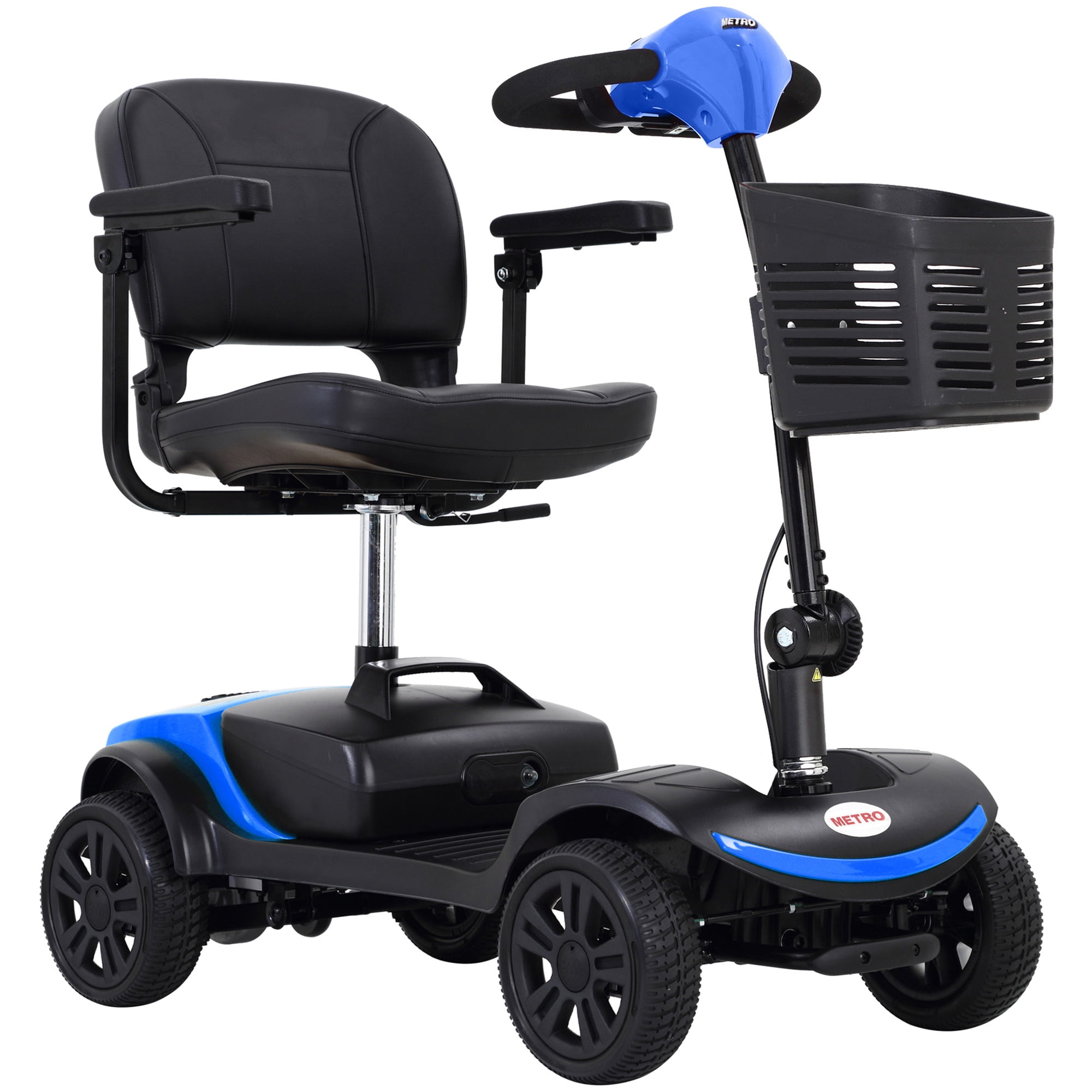 Planlagt is Brace Electric Mobility Scooters, Heavy Duty Electric Scooters with 4 Wheel,  Outdoor Compact Travel Scooter With Anti-Tip wheels, Compact Motorized Mobility  Scooter for Adults, Blue, SS573 - Walmart.com