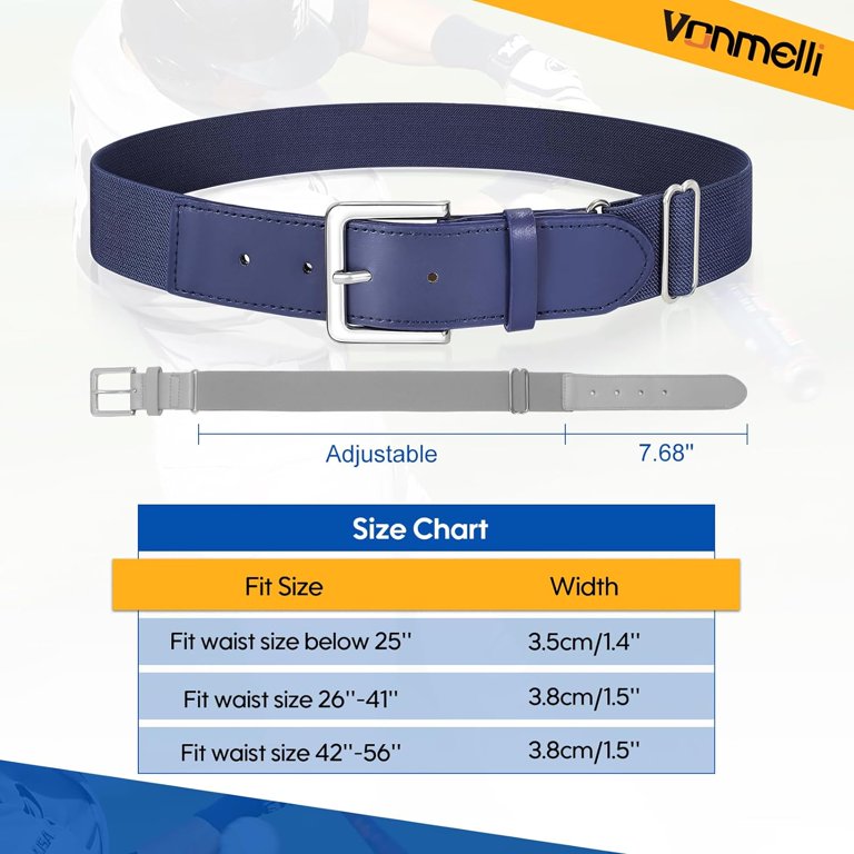 2859 Baseball Softball Belt- Adjustable Elastic Uniform Belt With Durable Amazon.com: SUOSDEY Baseball Belt Softball Belt Adjustable  main image 2