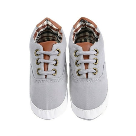 

Newborn Toddler Baby Girls Boys Soft Sole Sneaker Cute Anti-slip First Walkers Solid Color Shoes 0-24 Months