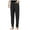Black, variant on EDFBUYKRS Female Women Pants Casual Womens Dress Pants with Pockets 29 Inseam Women Elastic Waist Trousers Relaxed Fit Straight Leg Trousers Casual Loose Fiitting Trousers Xl