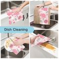 thumbnail image 2 of Cute Pink Elephants Pattern Dish Towels 6 Pack Kitchen Cleaning Dish Cloths Absorbent Reuseable Cleaning Cloths 11'' x 11'', 2 of 9