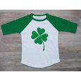 thumbnail image 5 of Tstars Boys Unisex Faded Shamrock Clover Kids St Patricks Day Cool Shirts Gift for Boys Irish Shirt Pride Proud Irish Toddler Raglan 3-4 Sleeve Baseball Tee, 5 of 5