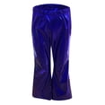 thumbnail image 4 of RMGVDSD Girls' Shiny Metallic Pants Children's Bright Flared Pants Party Dance Folk Dance Fishtail Pants Loose Trendy Sweatpants For 5-6 Years, 4 of 4