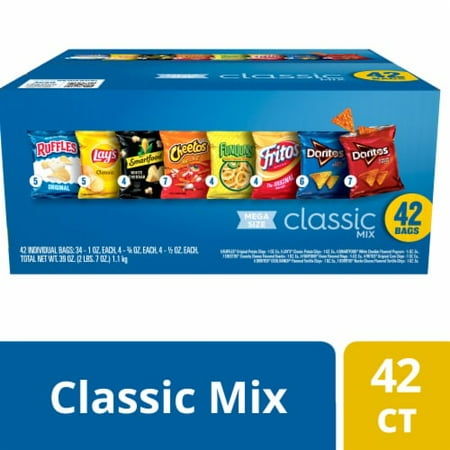 Frito-Lay Classic Mix Chips Variety Pack - 1 oz - 42 ct