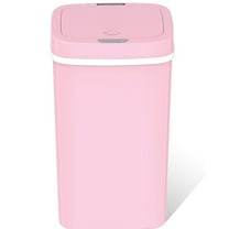 NPT-16-1 Automatic Touchless Motion Sensor Diaper Disposal Trash Can with lid, 4.2 gallon/16 L, Pink, Plastic