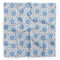 thumbnail image 1 of Bimba Foulard Dupatta Blanche Lilas à Imprimé Floral en Pure Soie, Foulard Bandana pour Femme, Tête Cou, 40 x 40 Pouces, 1 of 6