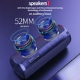 thumbnail image 3 of ZEALOT S51 Portable Wireless Speaker with BT 5.0 Technology IPX5 Waterproof Speakers TWS Series Stereo Scene HiFi Sound AUX USB Flash Drive TF Card Long Playtime Subwoofer Portable Perfect for Party, 3 of 9