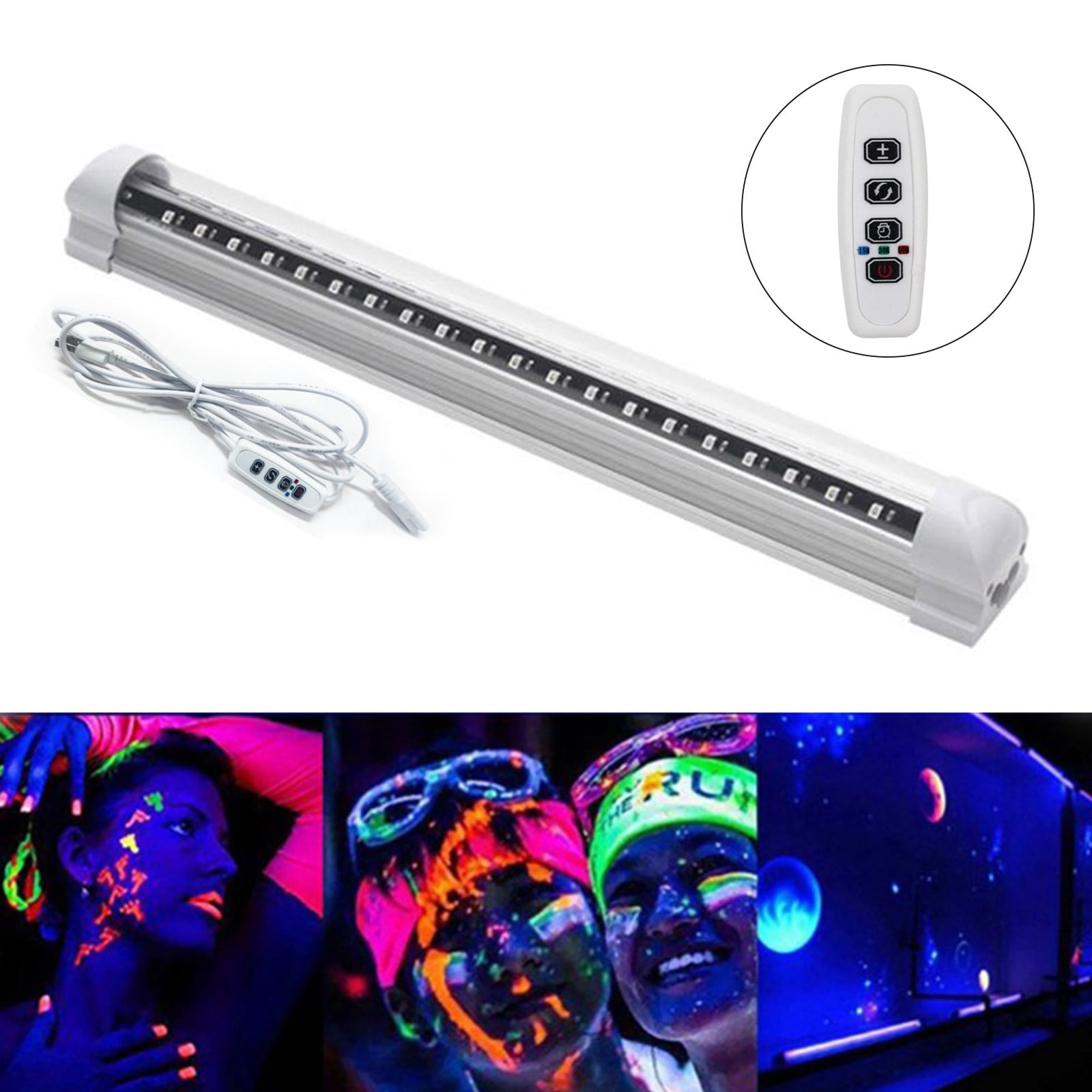 USB 9W LED UV Ultraviolet Strip Tube Light 30 LED Bar Club Party Lamp Blacklight 