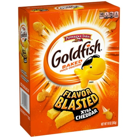 Pepperidge Farm Goldfish Flavor Blasted Xtra Cheddar Crackers, 10 oz