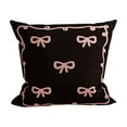 thumbnail image 2 of Uuiauoio Coquette Bow Decorative Throw Pillow Covers 18 x 18, Porch Outdoor Home Decor, Girly Bedroom Sofa Couch Cushion Case Housewarming Gift, 2 of 6