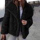 thumbnail image 5 of Abrigo informal con capucha y manga larga para mujer, chaquetas y abrigos de imitación cálidos de invierno, chaqueta de imitación peluda y cálida, abrigo de manga larga para mujer, 5 of 9