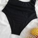 thumbnail image 5 of Traje de Baño de Bikini de Mujer Nuevo Sexy Grande Tamaño Colgante Correa de Cuello Traje de Baño sin Espalda, Traje de Baño de Cobertura Moderada para Piscina, Playa Y Verano, 5 of 7
