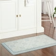 thumbnail image 3 of MARTHA STEWART Comfort Anti Fatigue Strie Medallion Tile Kitchen Mat, Comfort Standing Mat, Non-Slip Backing, Safe Beveled Edge, Grey, 19.6"x39", 3 of 8