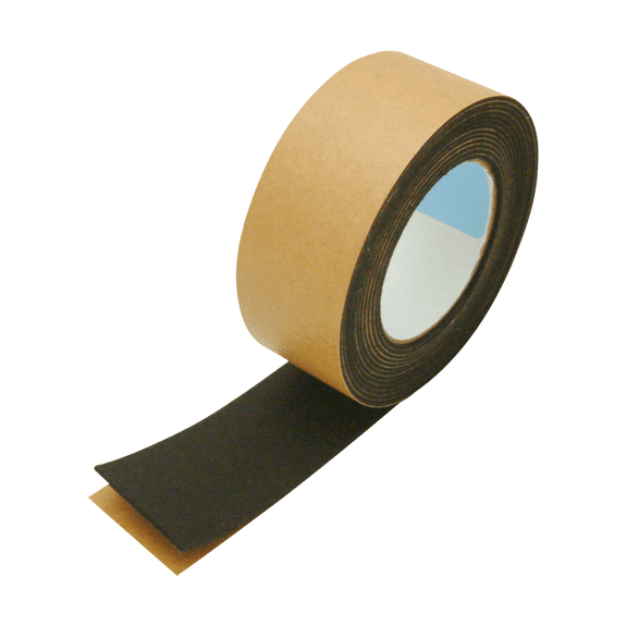 FindTape Polyester Felt Tape [1.5mm thick] (FELT-065): 2 in. x 10 ft. (Black)