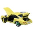 thumbnail image 2 of Porsche 911 Carrera 2.7 RS Light Yellow with Green Stripes and Wheels 1/18 Model Car by Autoart, 2 of 12