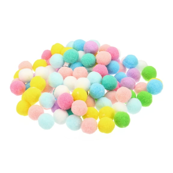 Uxcell 200Pcs 0.8inch Pom Poms for Crafts, Colorful