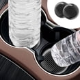 thumbnail image 4 of Car Water Car Cup Non-slip Mat Storage Slot Mat Car Interior Decoration Carbon Fiber Pattern Soft Rubber, 4 of 8
